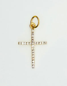 1 inch Pave Diamond Cross