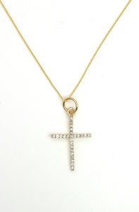 1 inch Pave Diamond Cross