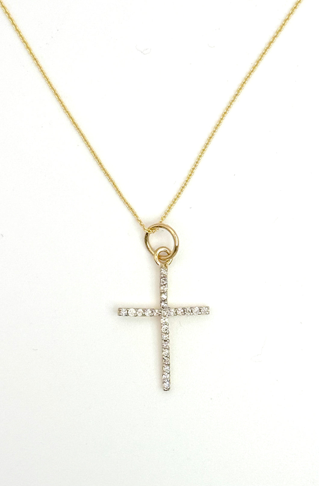 1 inch Pave Diamond Cross