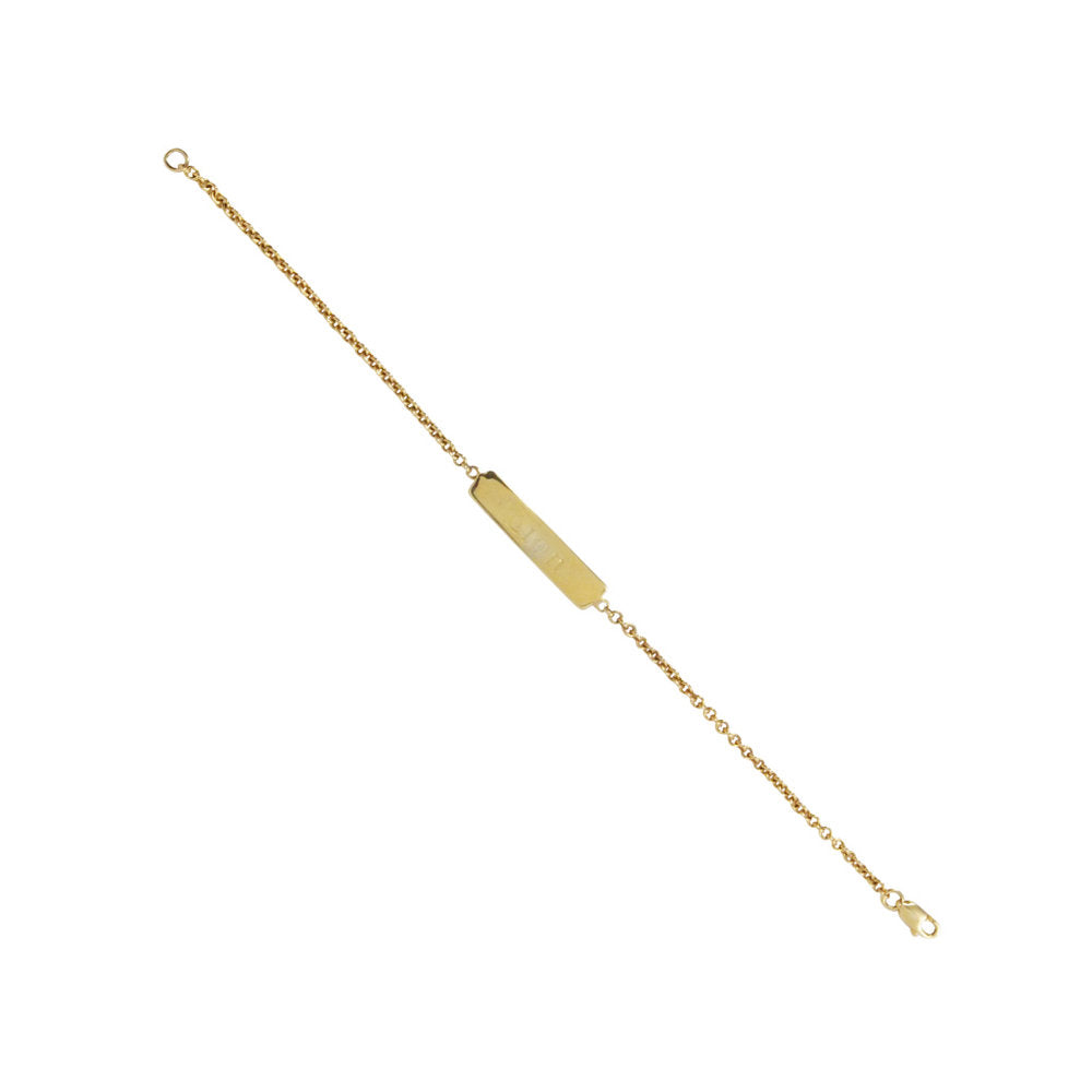14k Yellow Gold - Signature ID Bracelet (Customizable)