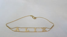 Load image into Gallery viewer, 14k &quot;Gold Caught in the Middle&quot; Choker (Customizable)
