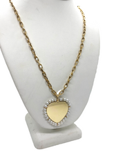 Load image into Gallery viewer, 14K Gold Pearl Heart Pendant
