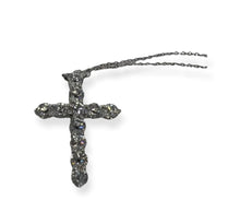 Load image into Gallery viewer, 18K Gold Cross with 2.2 Carat Pave Diamonds

